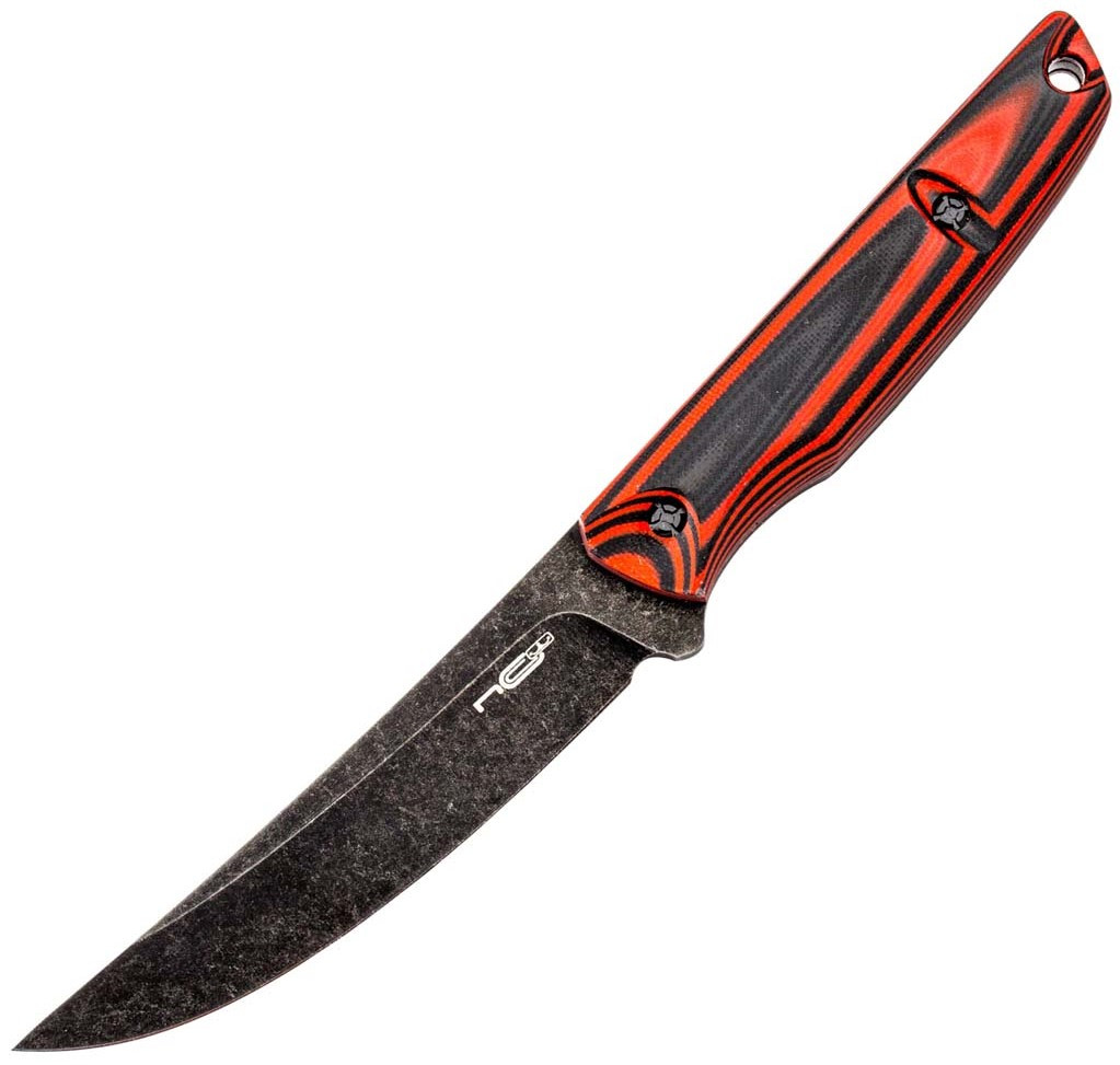 Нож "Scar" red, black, stonewashed