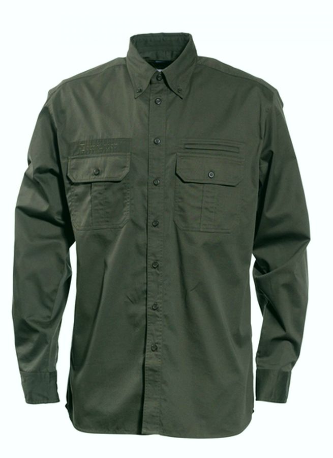Рубашка DEERHUNTER-CARIBOU (длин.рукав)(темн.зеленый)