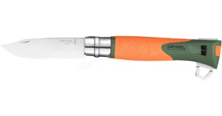 Складной нож OPINEL №12 Explore Orange с извлекателем клещей